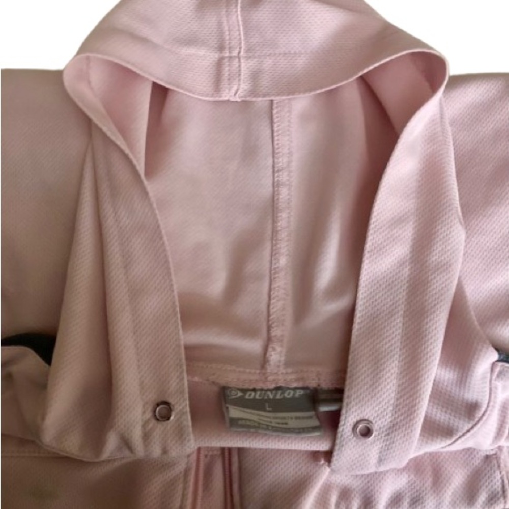 Women's Pink Activewear Jacket Size Large With Hood